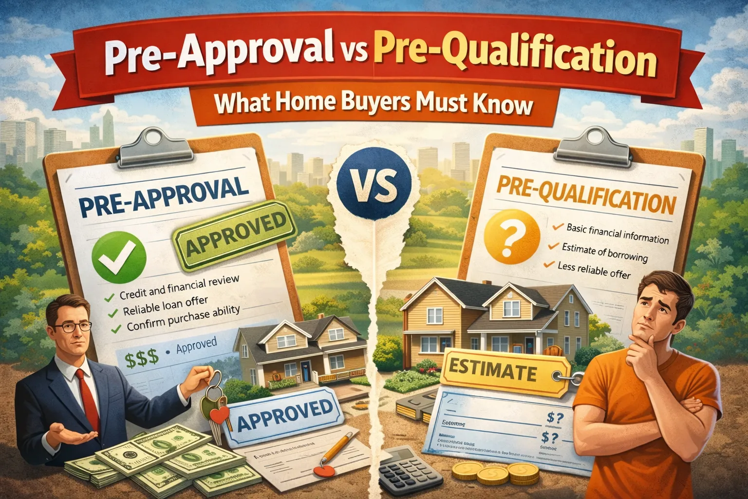 Pre-Approval vs Pre-Qualification